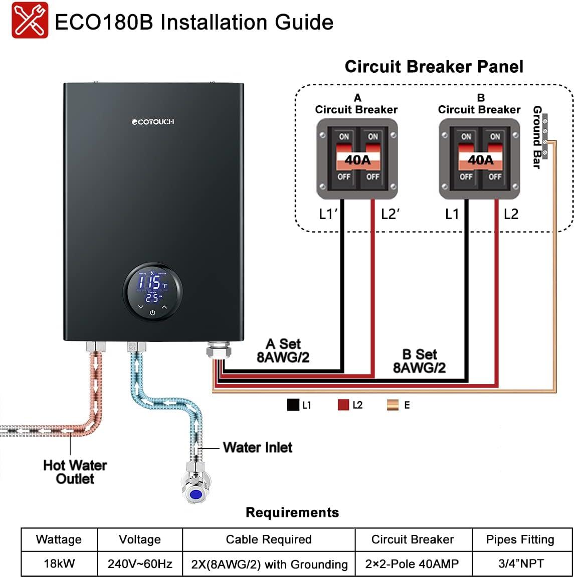 Our Take on the ECOTOUCH 18kW Tankless Water Heater: Performance & Value