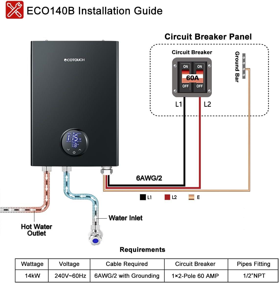 Why We Trust the ECOTOUCH 14kW Tankless Water Heater: Our Review