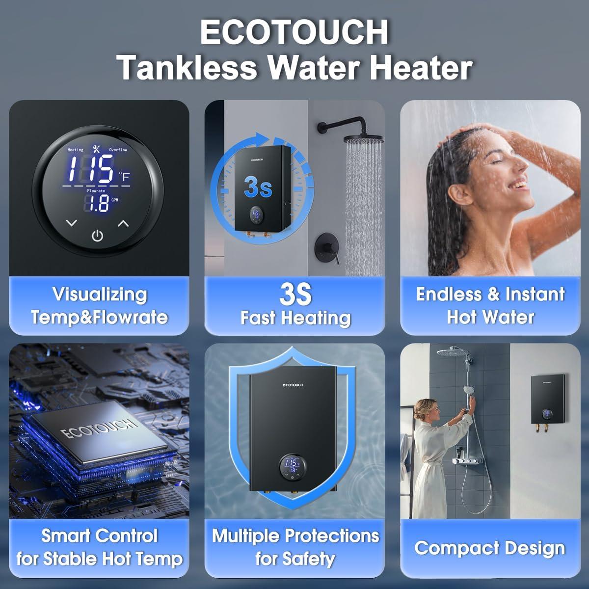 Why We Trust the ECOTOUCH 14kW Tankless Water Heater: Our Review