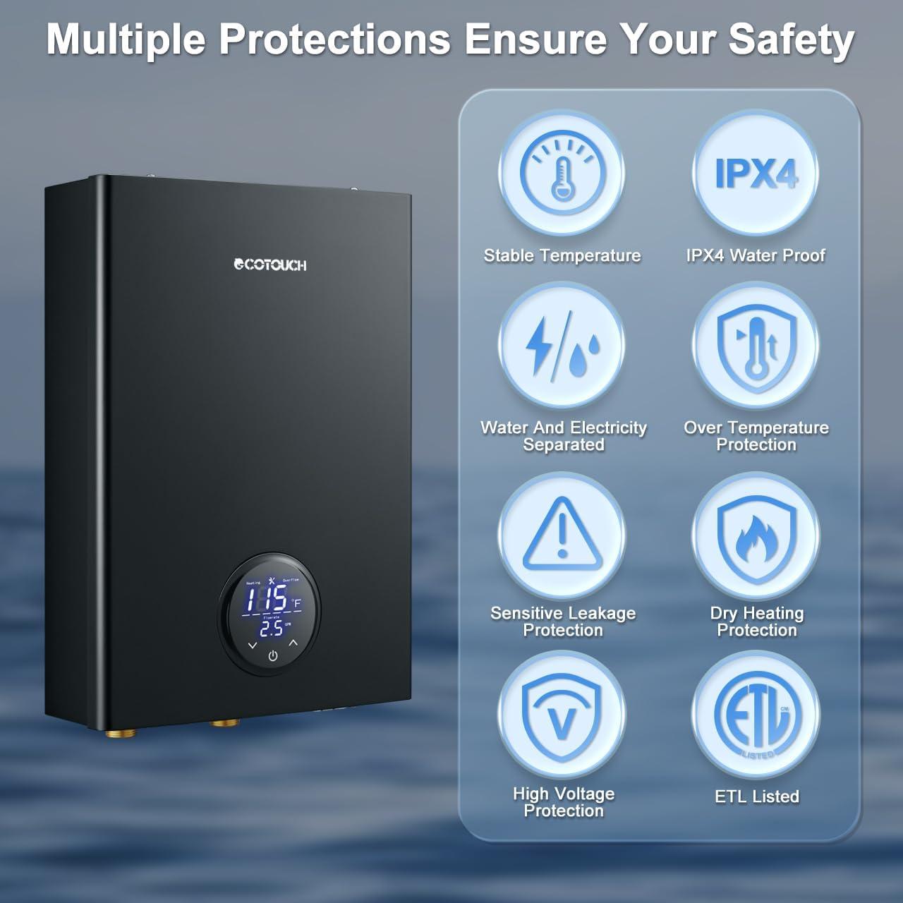 Our Take on the ECOTOUCH 18kW Tankless Water Heater: Performance & Value